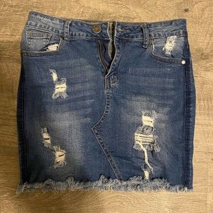 Short Denim skirt